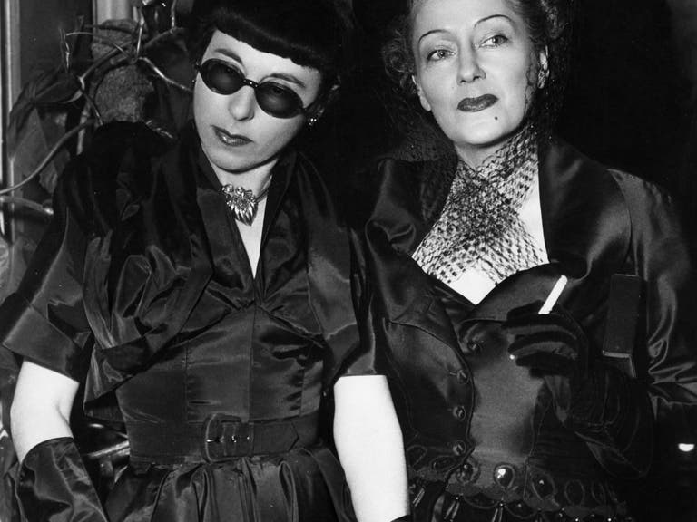 Edith Head and Gloria Swanson