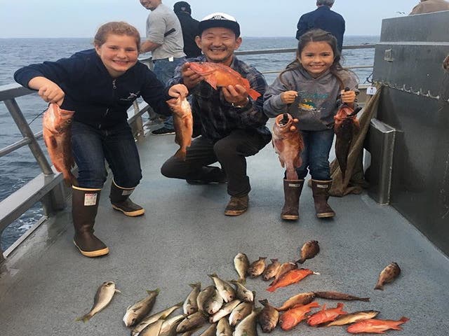 Fishing with the family aboard the New Del Mar