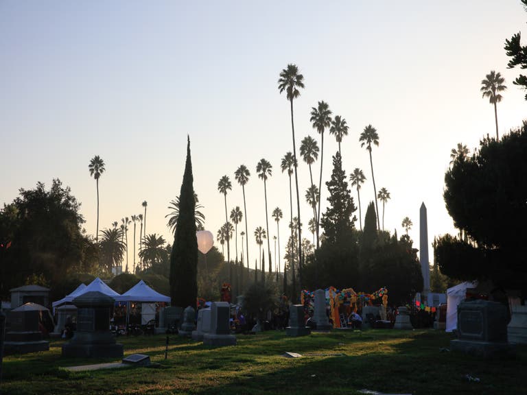Hollywood Forever Cemetery movie event