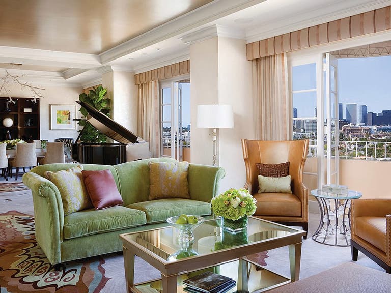 Presidential Suite West in the Four Seasons Los Angeles at Beverly Hills