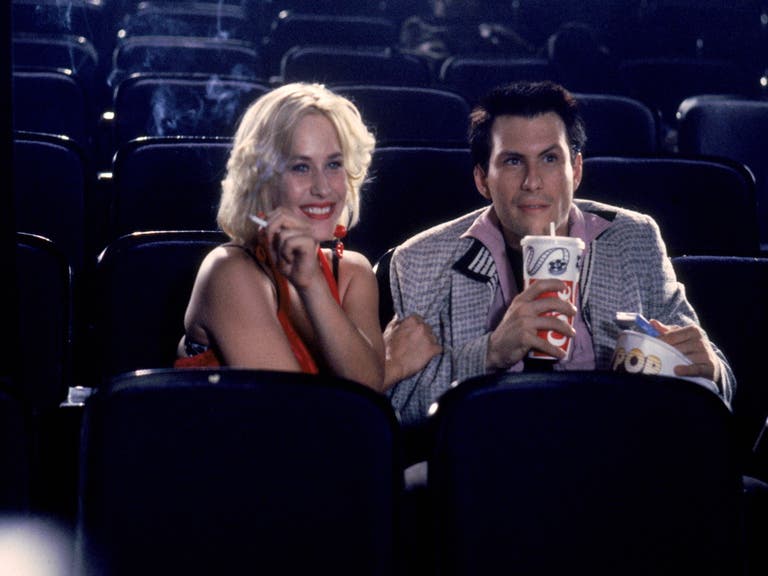 Christian Slater and Patricia Arquette in "True Romance" (1993)