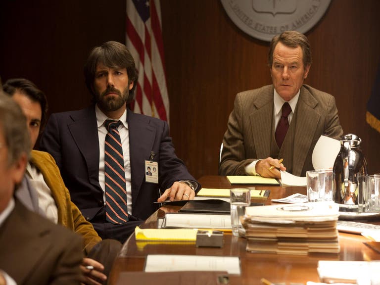 Scene from "Argo" in the Los Angeles Times Building
