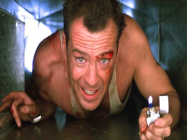 Bruce Willis in "Die Hard" (1988)