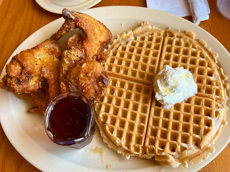 "Obama's Special" at Roscoe's Chicken & Waffles in Inglewood