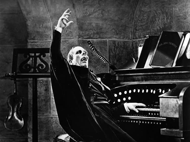 Lon Chaney as Erik in "The Phantom of the Opera" (1925)