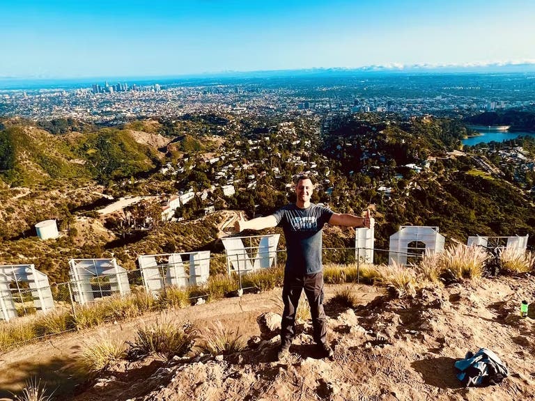 Bikes and Hikes at the Hollywood Sign