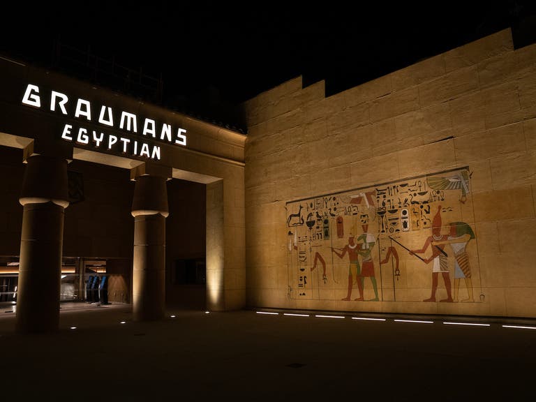 Courtyard of the restored Egyptian Theatre