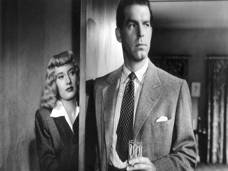 Barbara Stanwyck and Fred MacMurray in "Double Indemnity"