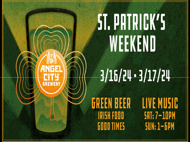 Angel City Brewery St. Patrick's Weekend 2024