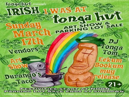 Tonga Hut St. Patrick's Day 2024