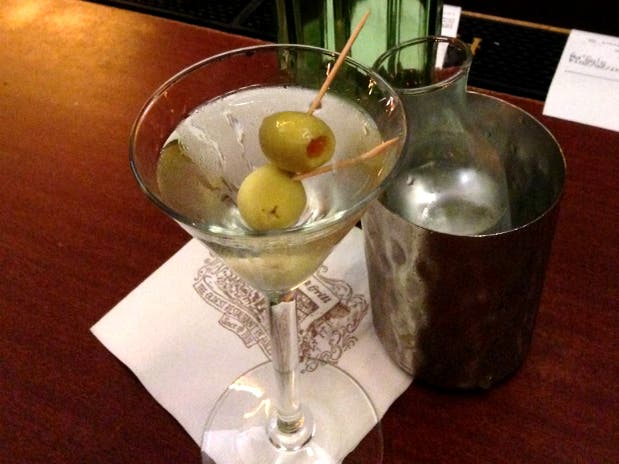 Gin Martini at Musso & Frank Grill