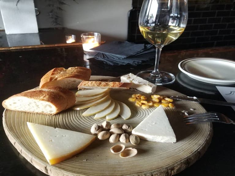 Canadian Riesling and Cheese Plate at Bar Covell