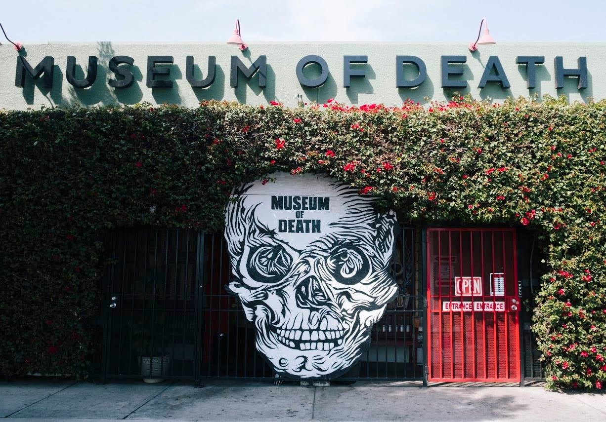 Entrance to the Museum of Death in Hollywood