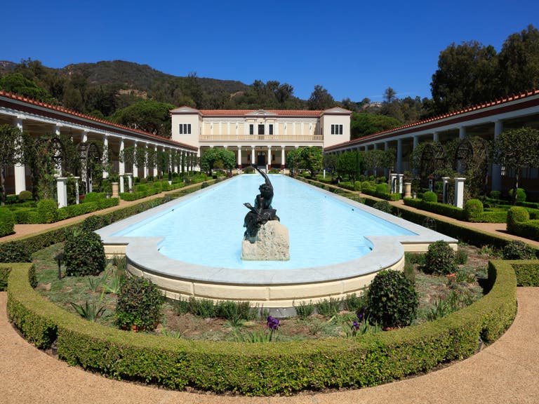 Outer Peristyle Garden at the Getty Villa