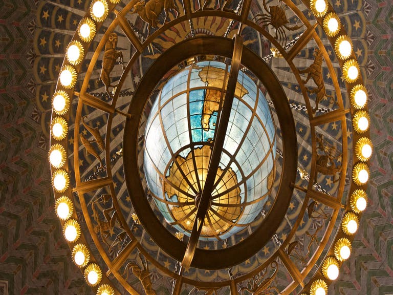 Zodiac Chandelier at the Central Library in DTLA