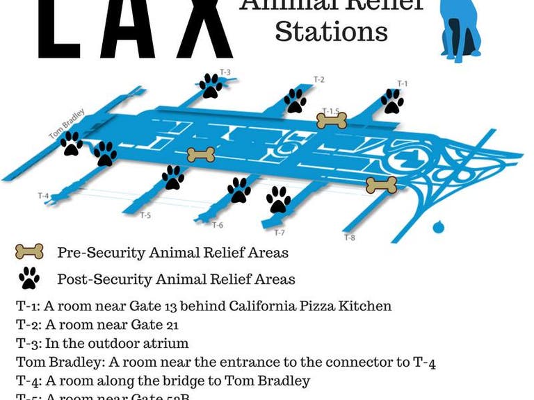LAX Animal Relief Stations