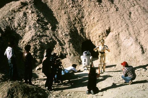 "Star Wars" filming in Death Valley National Park