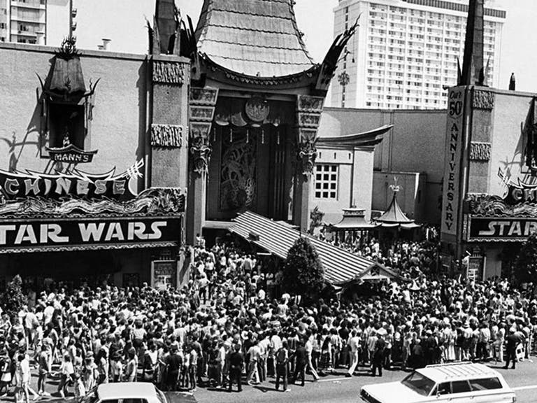 Star Wars at Mann's Chinese Theatre in 1977 | Photo: @chinesetheatres, Instagram