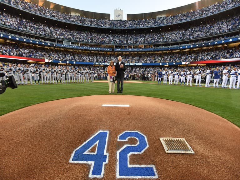 Jackie Robinson Day at Dodger Stadium in 2015