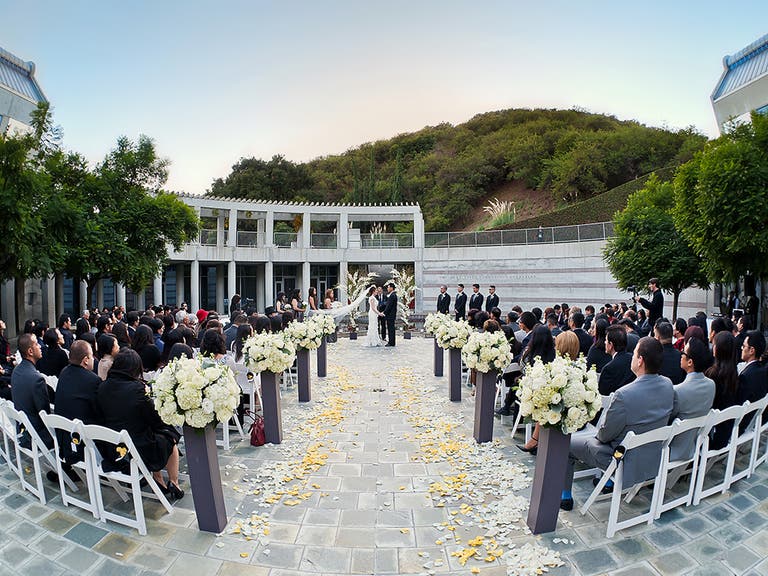 Wedding at the Skirball Cultural Center