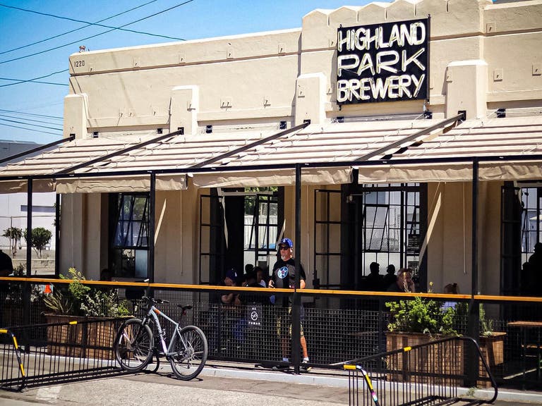 Highland Park Brewery taproom in Chinatown