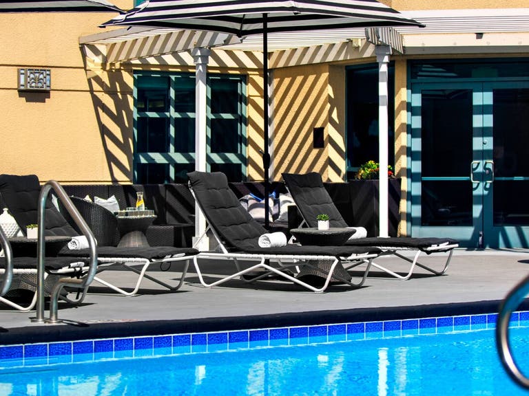 Outdoor pool at Renaissance LAX Hotel