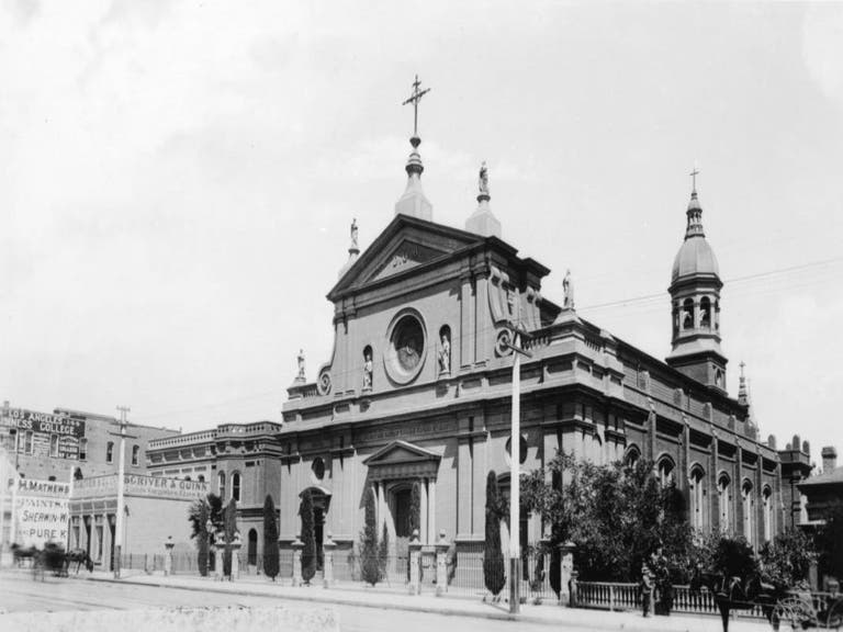 Cathedral of Saint Vibiana in Los Angeles circa 1888
