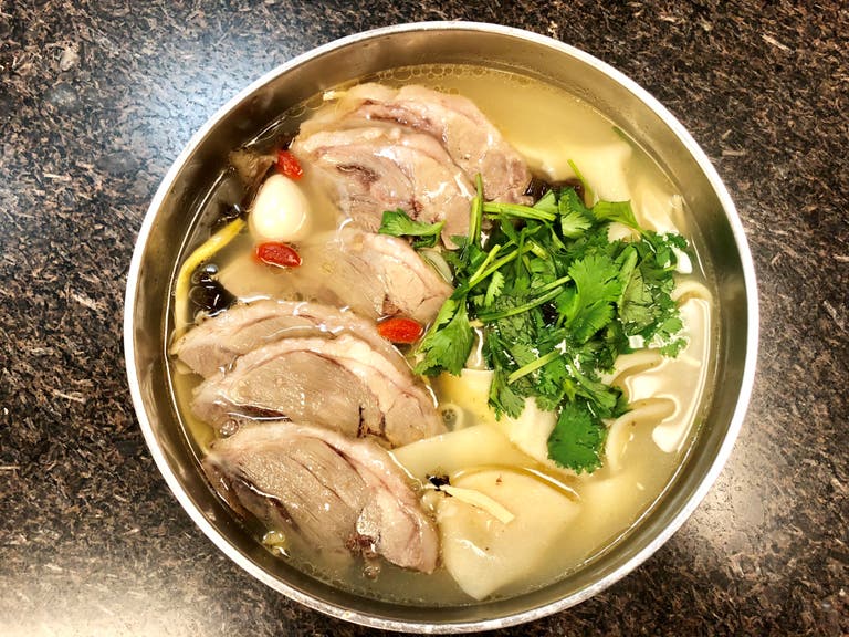 Lamb Noodle Soup at Liang's Kitchen in Monterey Park
