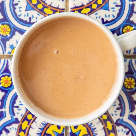 Champurrado at La Luz del Dia on Olvera Street