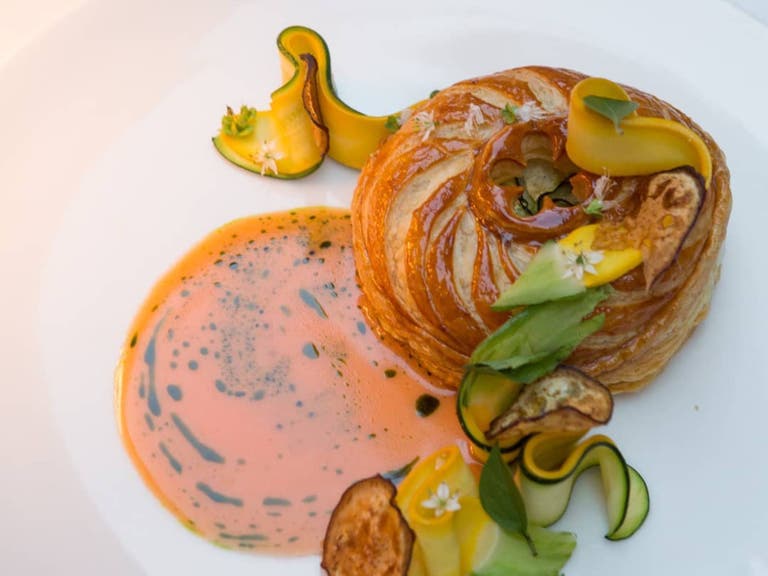Vegetable Pithivier at Bon Temps in the Arts District