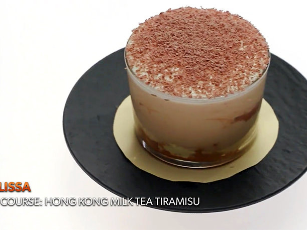 Hong Kong Milk Tea Tiramisu created by Melissa King for "Top Chef: All-Stars LA"