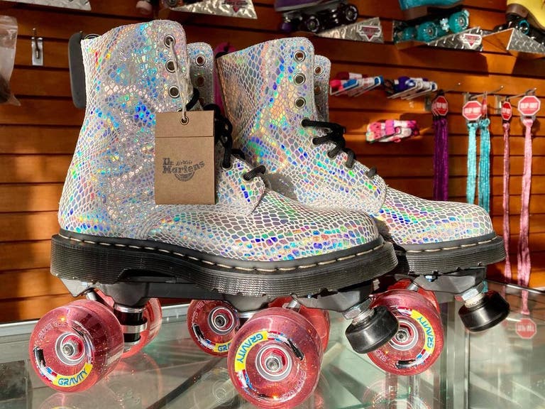 Custom Doc Marten skates by Roller Skates of America in Lawndale