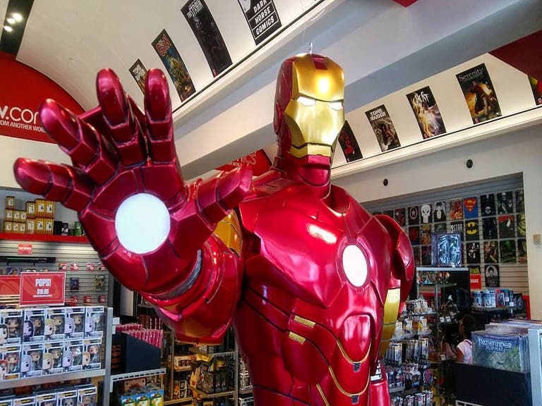Iron Man at Things From Another World in Universal CityWalk