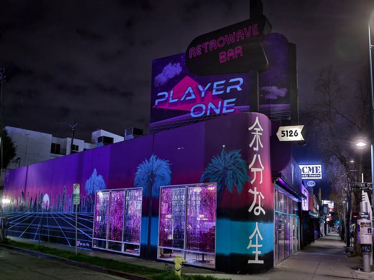 Exterior of Player One in the NoHo Arts District