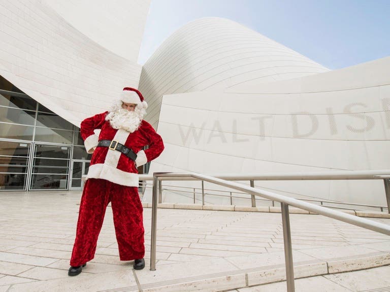 Santa at Walt Disney Concert Hall