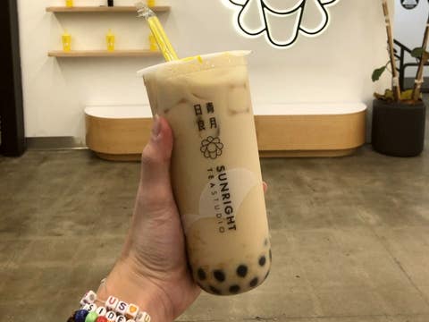 Sunright Boba Milk Tea at Sunright Tea Studio in Little Tokyo