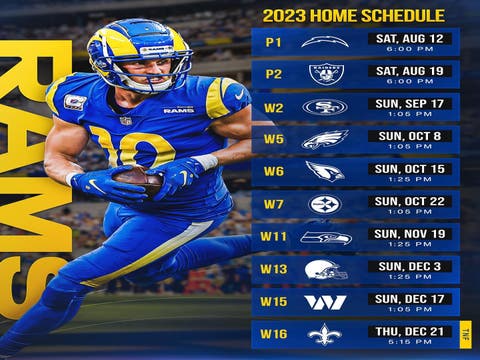 LA Rams Schedule 2023 Your Ultimate Guide to all games.