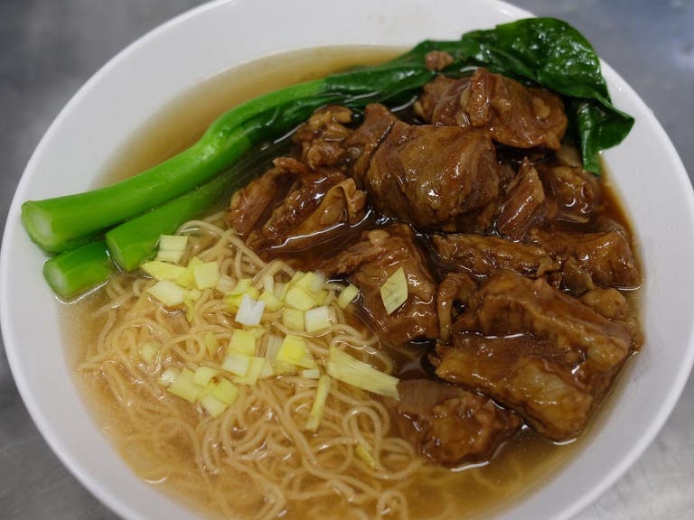 Braised Beef Noodles at Pearl River Deli in Chinatown