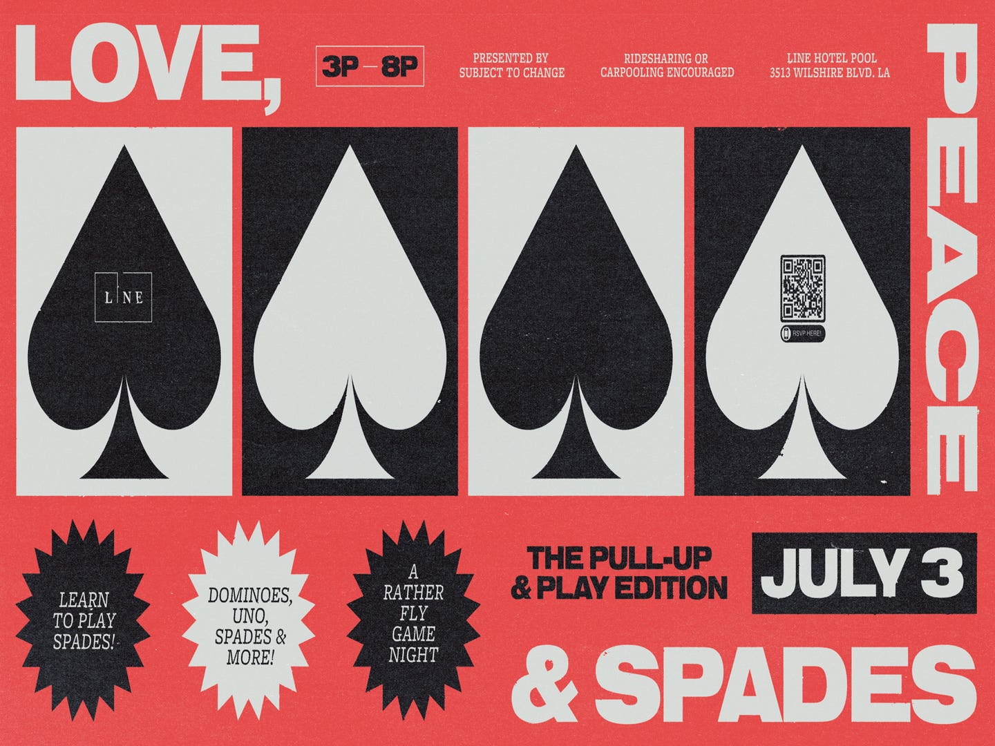 Love, Peace & Spades: The Pull-Up & Play Editions | Discover Los Angeles