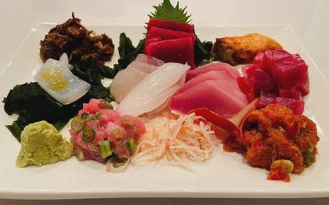 Sashimi Lunch Special at Sushi Gen in Little Tokyo