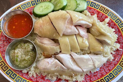 Hainan Chicken at Pearl River Deli in Chinatown