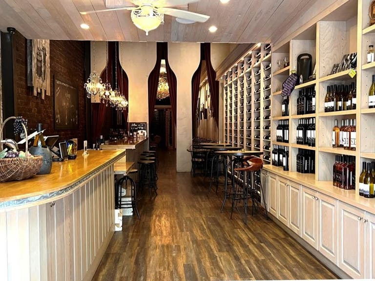 Tasting room at Urban Press Winery & Restaurant