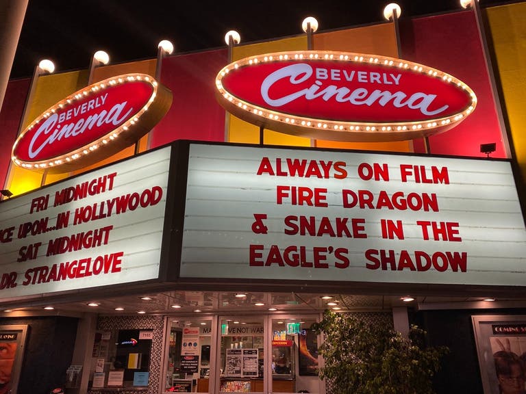 Kung fu double feature at the New Beverly Cinema