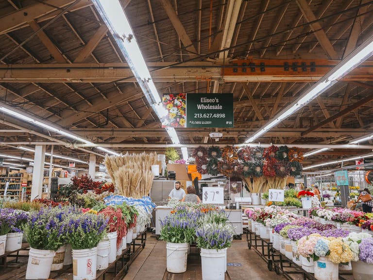 The Original LA Flower Market in Downtown LA