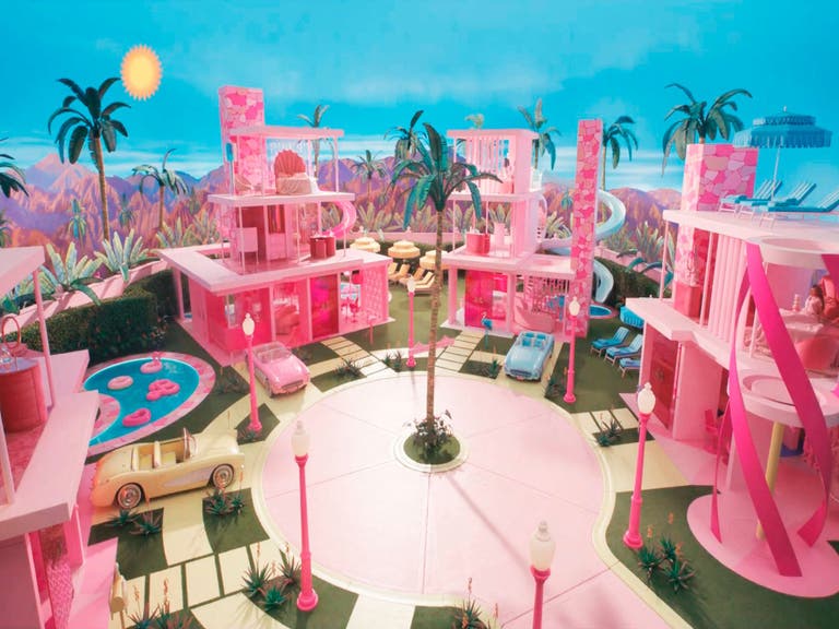 Barbie Dream Houses from the "Barbie" movie