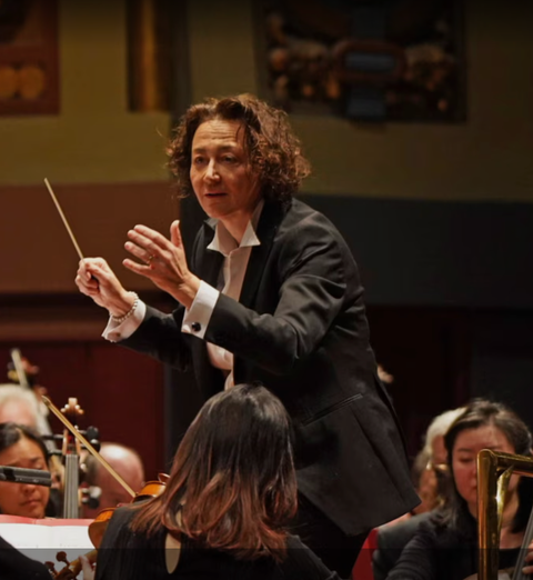 Nathalie Stutzmann’s confident baton guides Schumann’s heroic Second Symphony, and Sunwook Kim shines in Brahms’ sophisticated Second Piano Concerto.