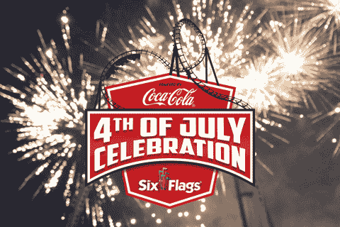 July 4th Celebration at Six Flags Magic Mountain