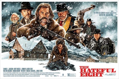 "The Hateful Eight" (Roadshow Version) movie poster