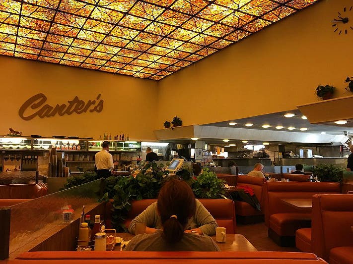 Canter's Deli dining room