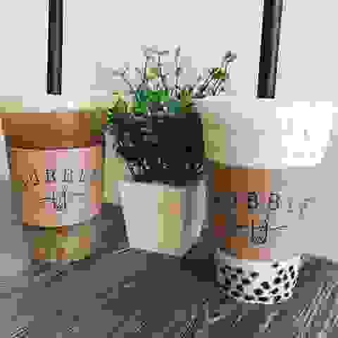 Passion Green Tea with Lychee + Oolong Milk Tea with Boba at Bubble U | Instagram by @kat.eats_